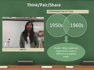 Think/Pair/Share Predict: What could have happened to create a difference in popular media.