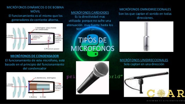 Microfonos dinamicos o de condensador