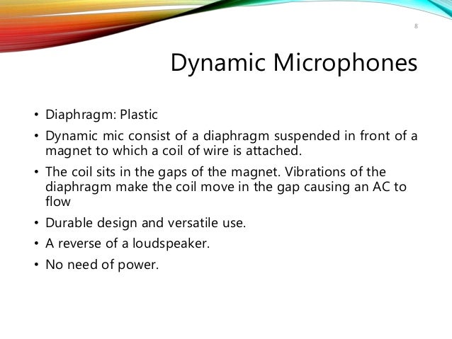 microphone dynamic microphone how it works