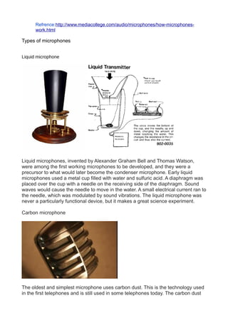 Microphone essay | DOC