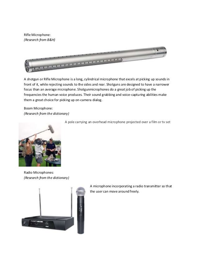 Microphone essay picture