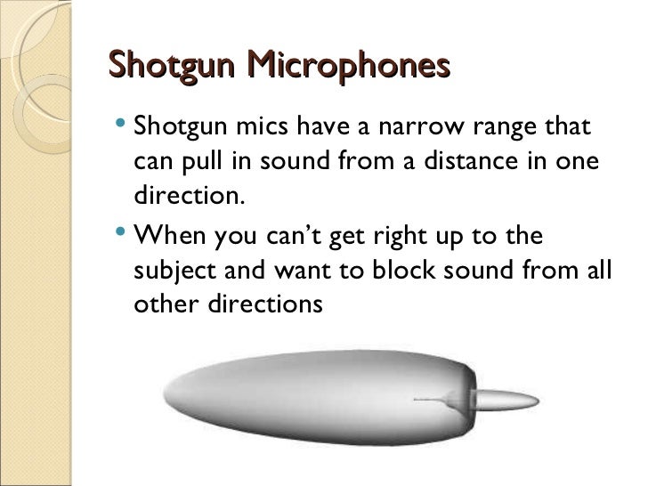 Microphone pickup patterns g