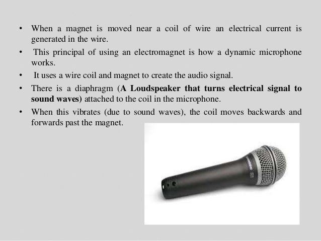 microphones and its types dynamic microphone how it works
