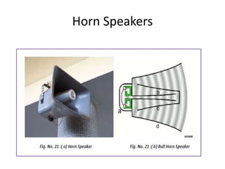 Horn Speakers
 