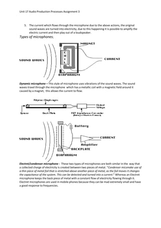 Microphone types and characteristics essay | DOCX