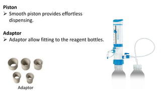 Micropipette & Dispenser - Instrumentation & automation | PDF