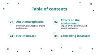 A Microplastics introduction presentation | PPTX