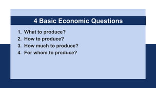 Microeconomics Introduction Chapter 1 Prelim | PPTX