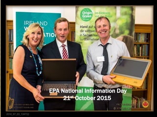 EPA National Information Day
21st October 2015
 