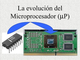 La evolución del Microprocesador (  P) 