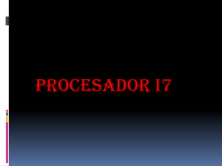  Procesador i3