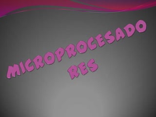 MICROPROCESADORES 