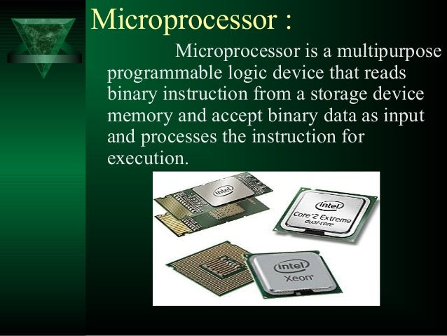 Microprocessor ppt