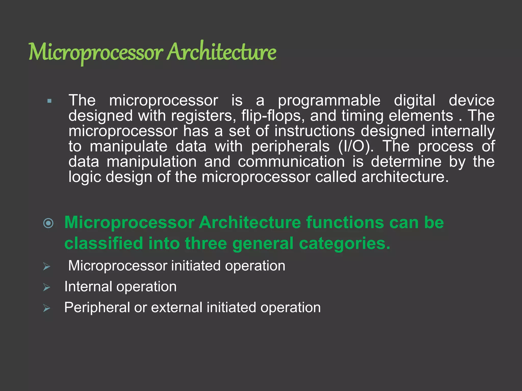 Microprocessor Presentation | PPTX