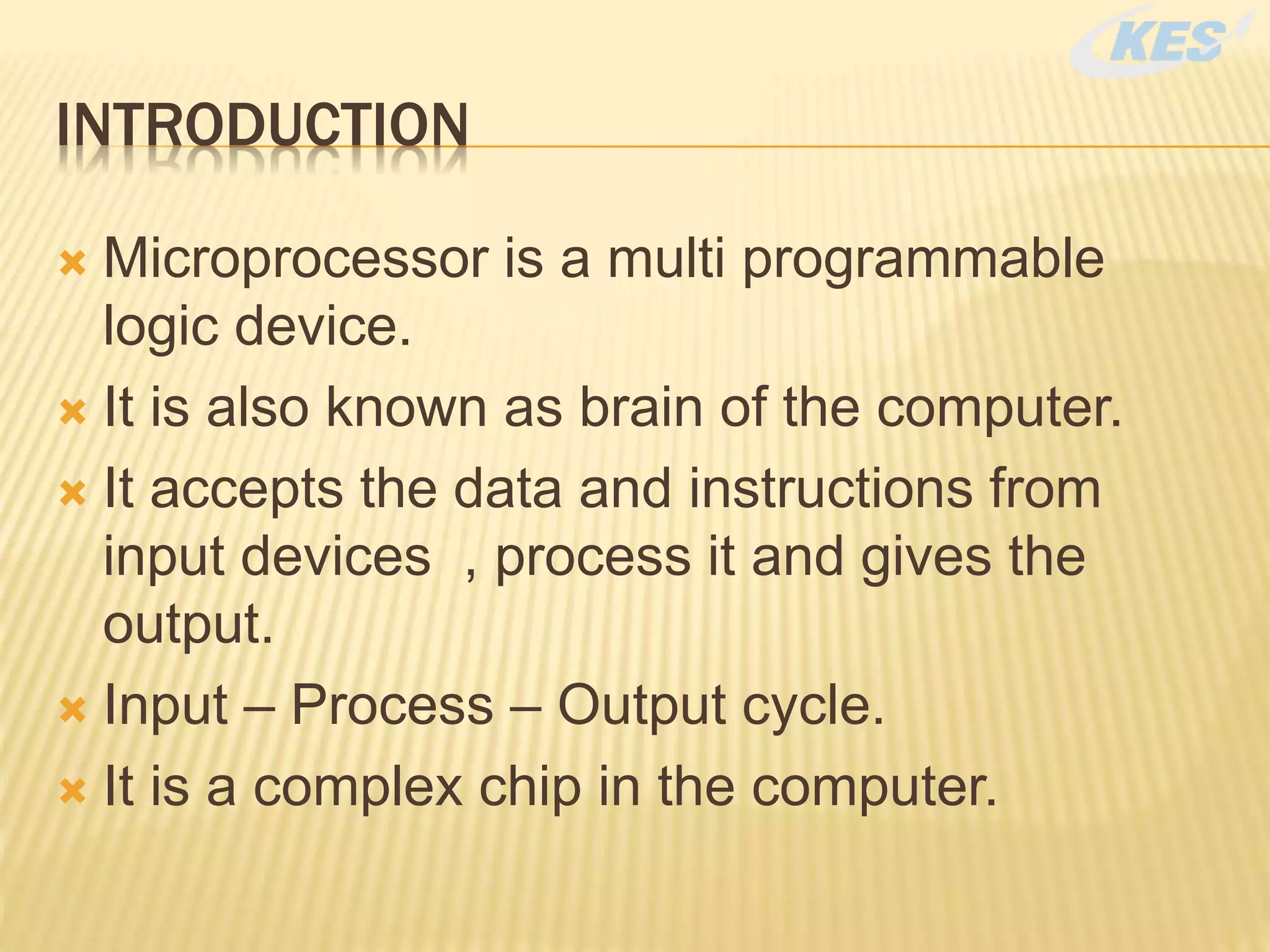 Microprocessor | PPTX