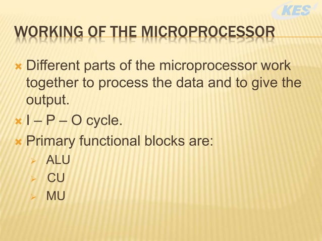 Microprocessor | PPTX