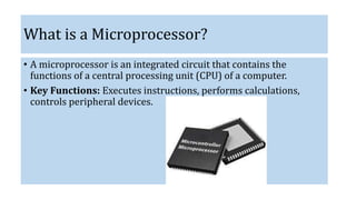 Introduction to Microprocessor in powerpoint | PPT