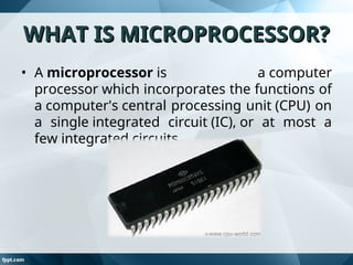 Comprehensive Overview of Intel 8085 Microprocessor Architecture and ...