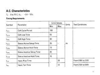 lecture on Microprocessor: 8288 bus controller | PDF