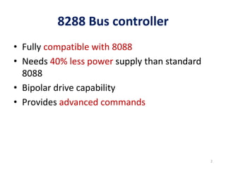 lecture on Microprocessor: 8288 bus controller | PDF