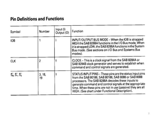 lecture on Microprocessor: 8288 bus controller | PDF