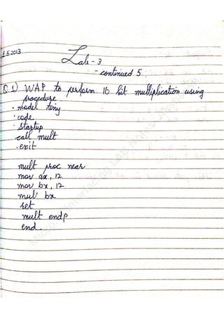 M
icro.&
Interfacing
LAB
N
otes-Akshansh
 