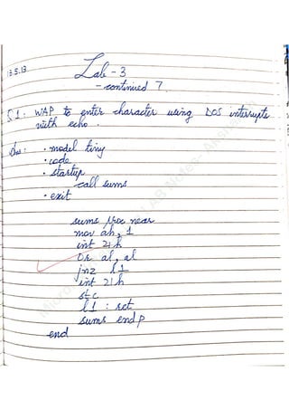 M
icro.&
Interfacing
LAB
N
otes-Akshansh
 