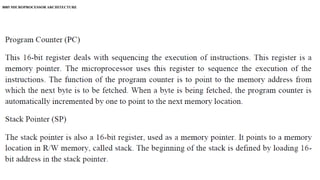 8085 MICROPROCESSOR ARCHITECTURE
 
