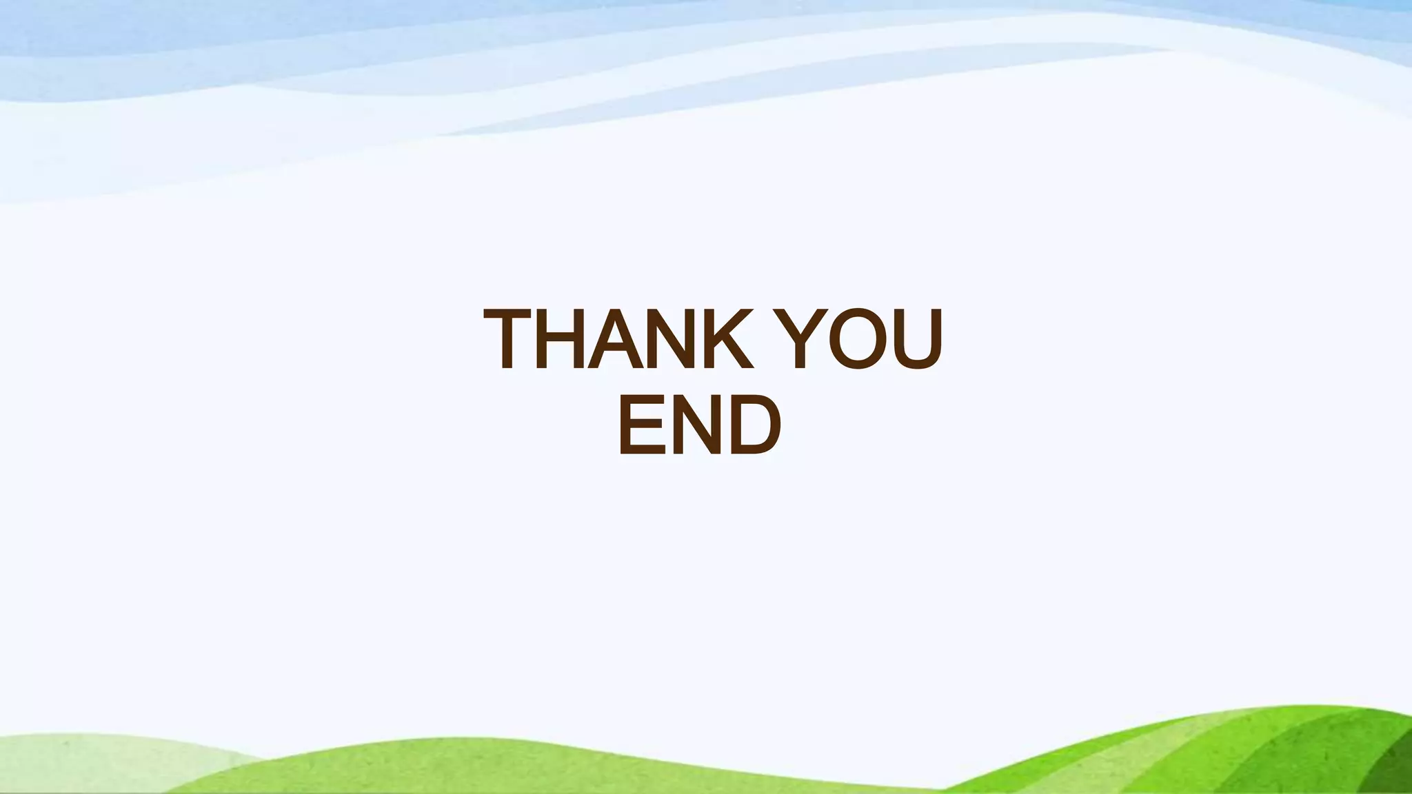 THANK YOU END 