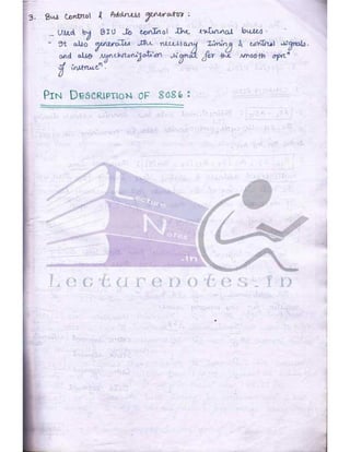 Microprocessor full hand made notes