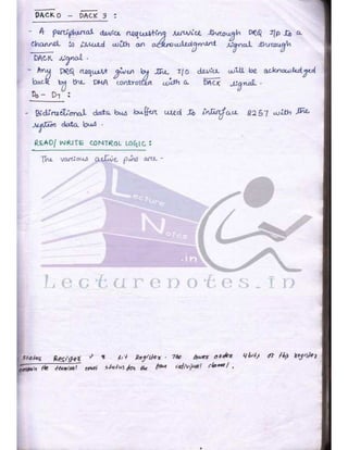 Microprocessor full hand made notes