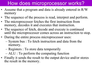Microprocessor fundamentals | PPT