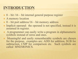 Microprocessor instructions | PPT