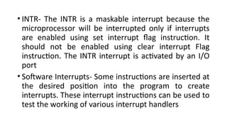 Comprehensive Guide to 8086 Microprocessor Interrupt Interface and ...