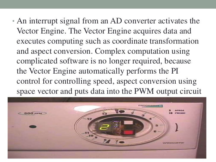 Microprocessor in washing machine