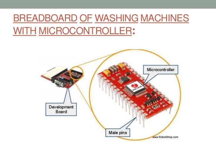 Microprocessor in washing machine