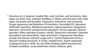 Char Modifier microprocessor IT Engineering course contents | PPTX