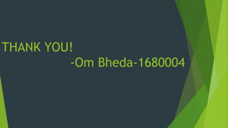 THANK YOU!
-Om Bheda-1680004
 