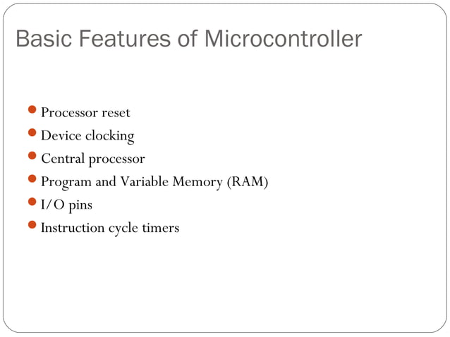 Microprocessor & microcontroller | PPT