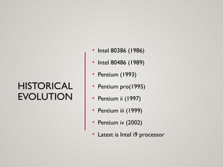 introduction Microprocessor Presentation | PPTX