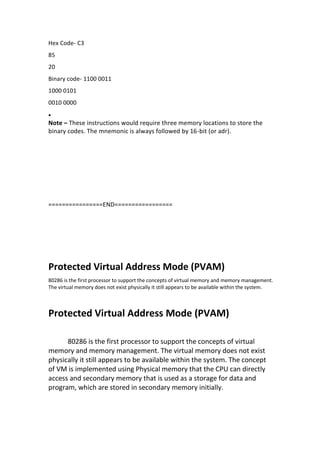 Microprocessor questions converted | PDF