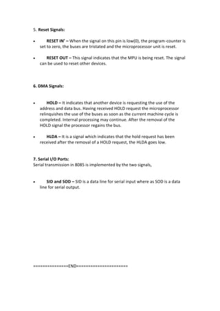 Microprocessor questions converted | PDF