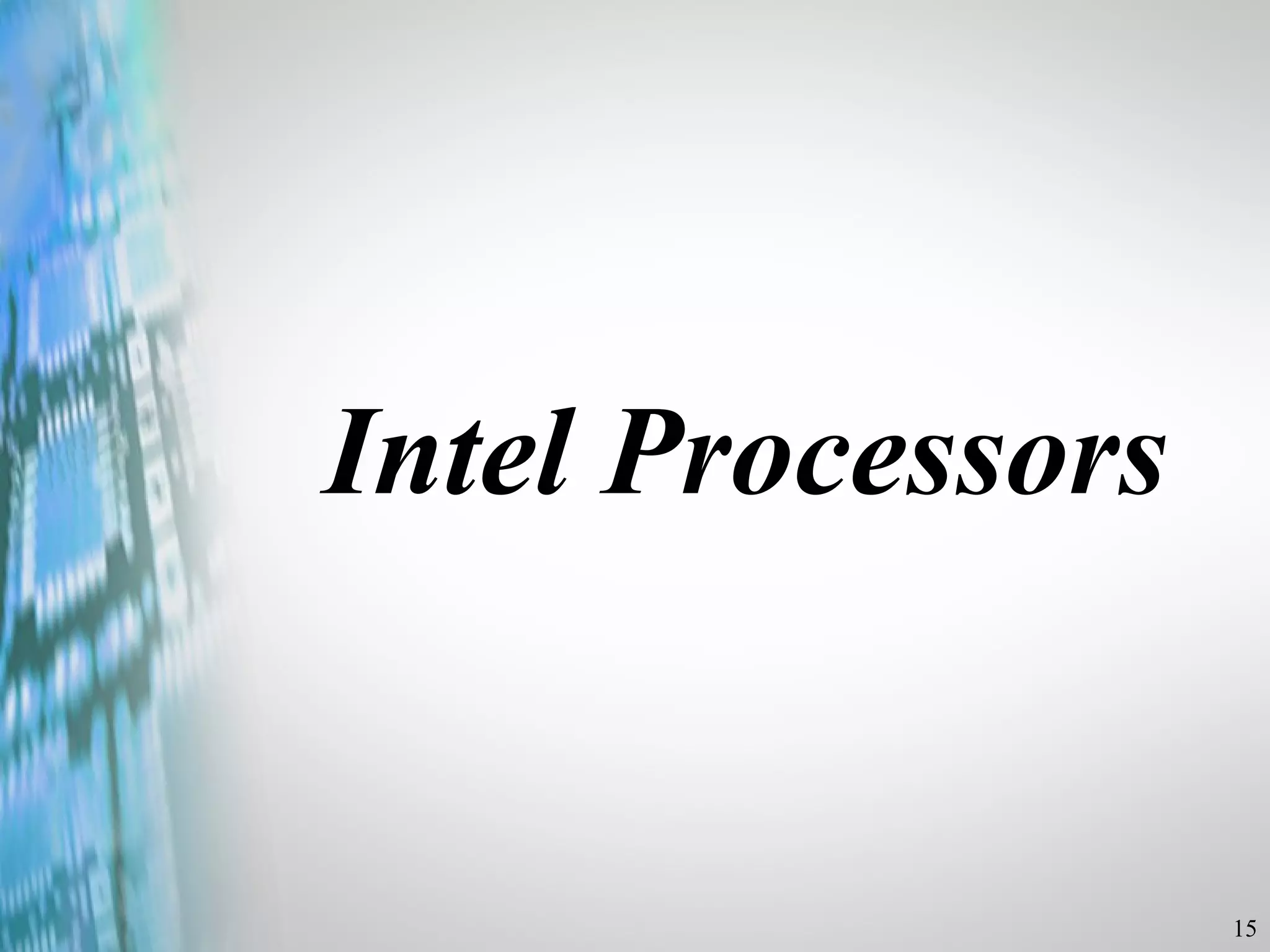 Intel Processors 