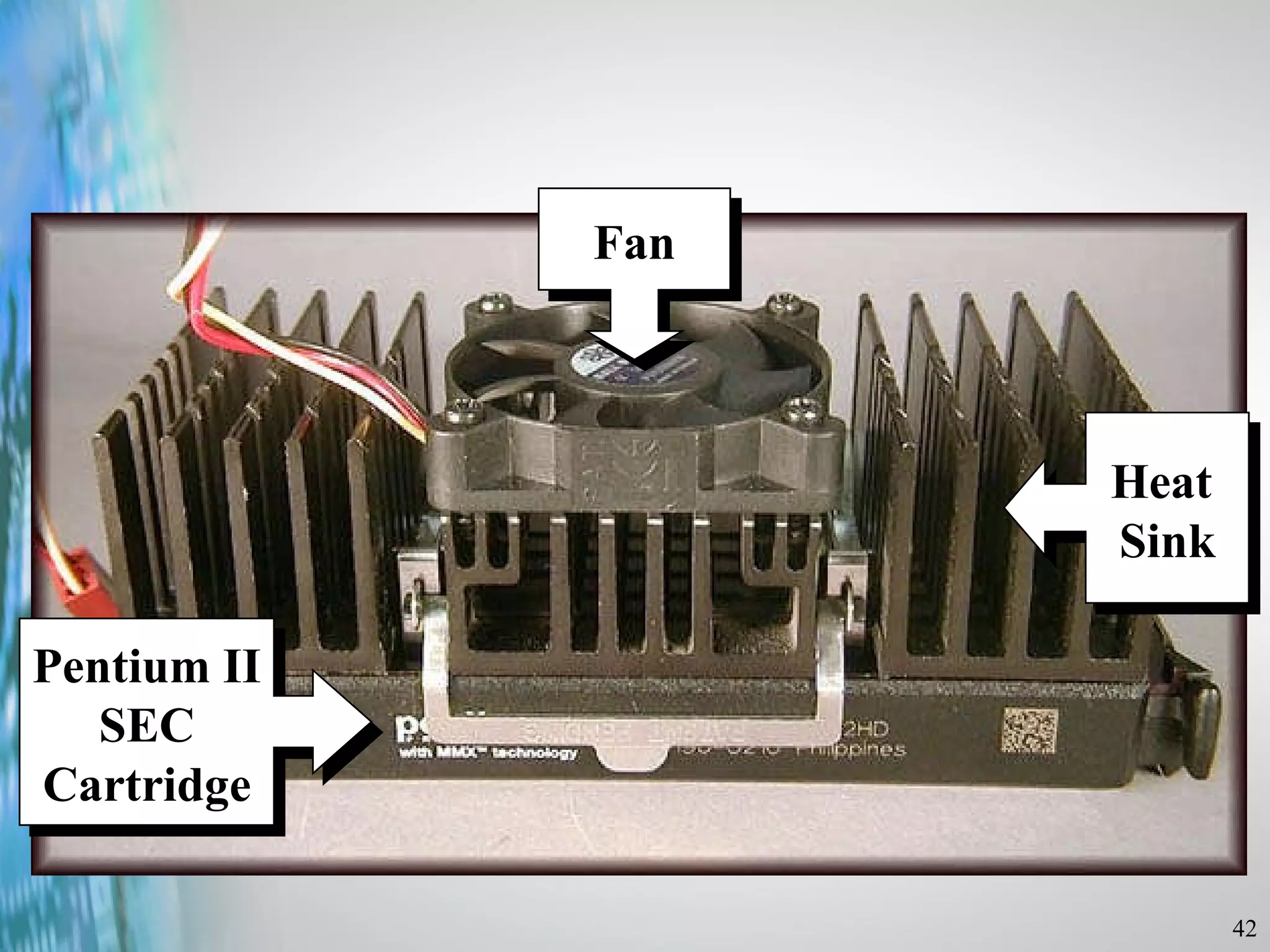 Pentium II SEC Cartridge Heat  Sink Fan 