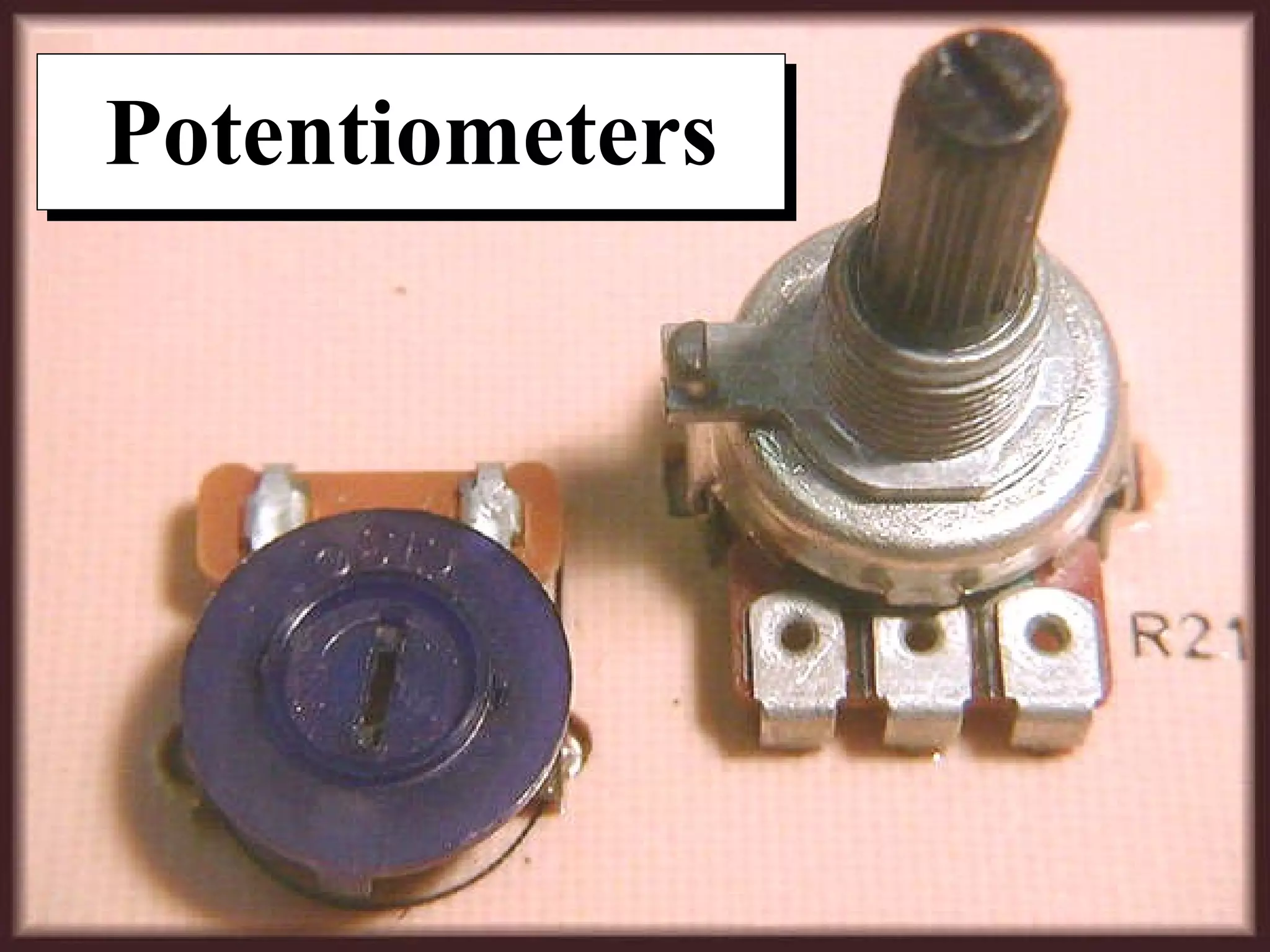 Potentiometers 