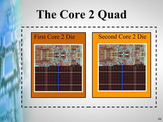 The Core 2 Quad First Core 2 Die Second Core 2 Die 