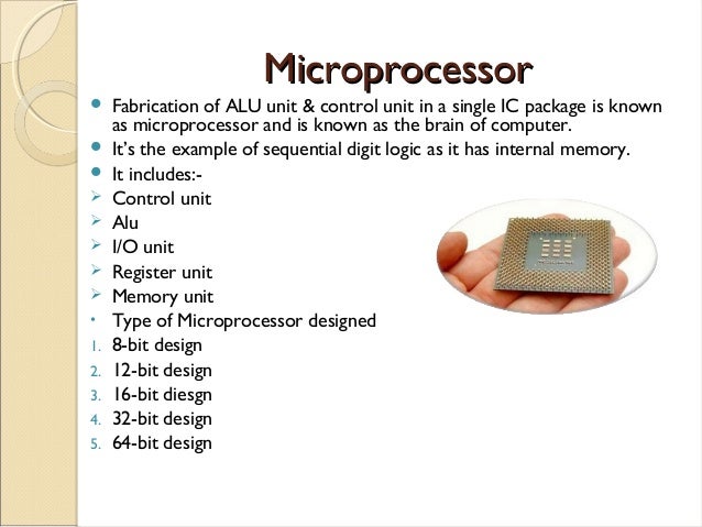 Microprocessors and microcontrollers
