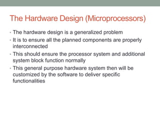 Microprocessors & microcontrollers- The design Context | PPT