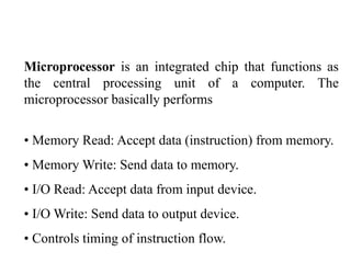 Microprocessor Writing Sign MICROPROCESSOR SYSTEM AND INTERFACING.pptx