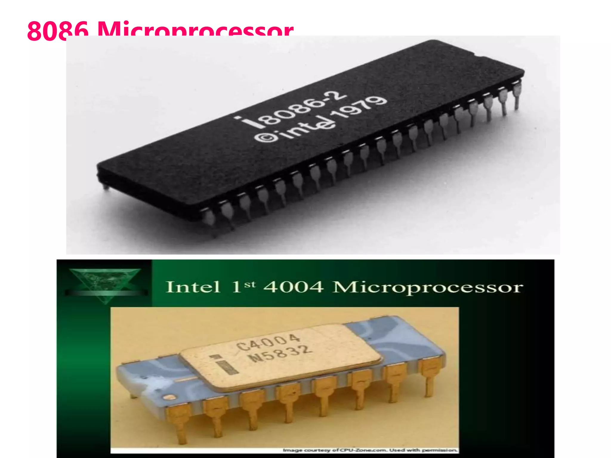 8086 Microprocessor
 